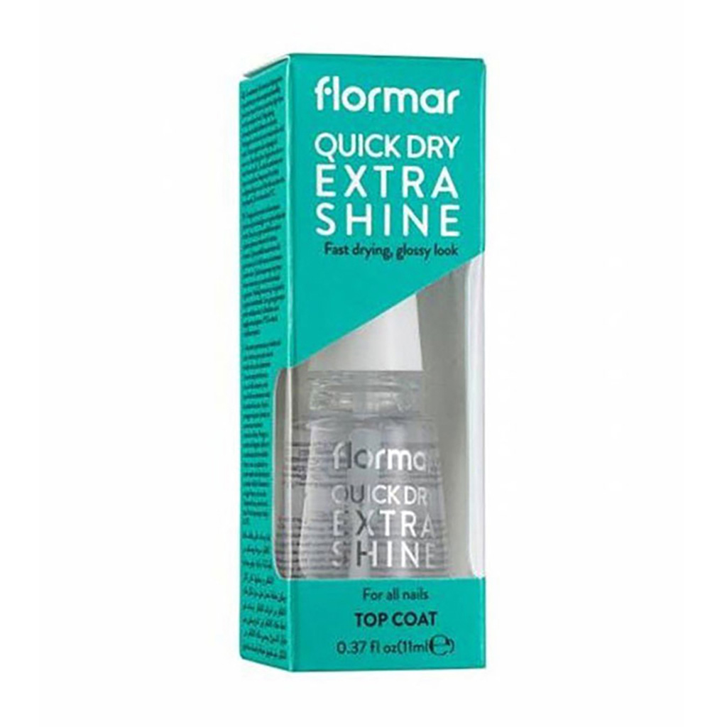 Flormar Quick Dry Extra Shine Transparent Nail Polish 11ml