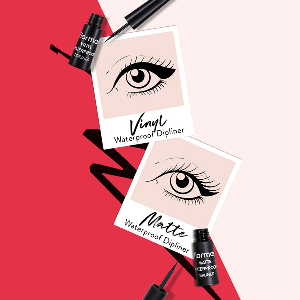 Flormar Vinyl Waterproof Dipliner - 001 Black