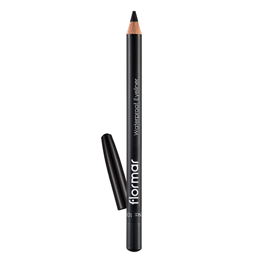 Flormar Waterproof Eyeliner Pencil - 101 Black Ice