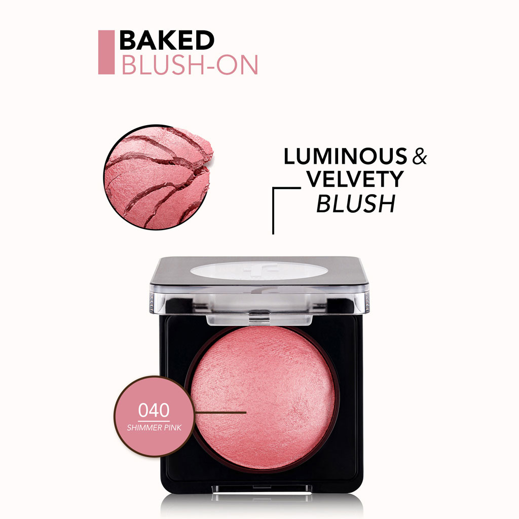 Flormar Baked Blush-On - Shade 040 Shimmer Pink