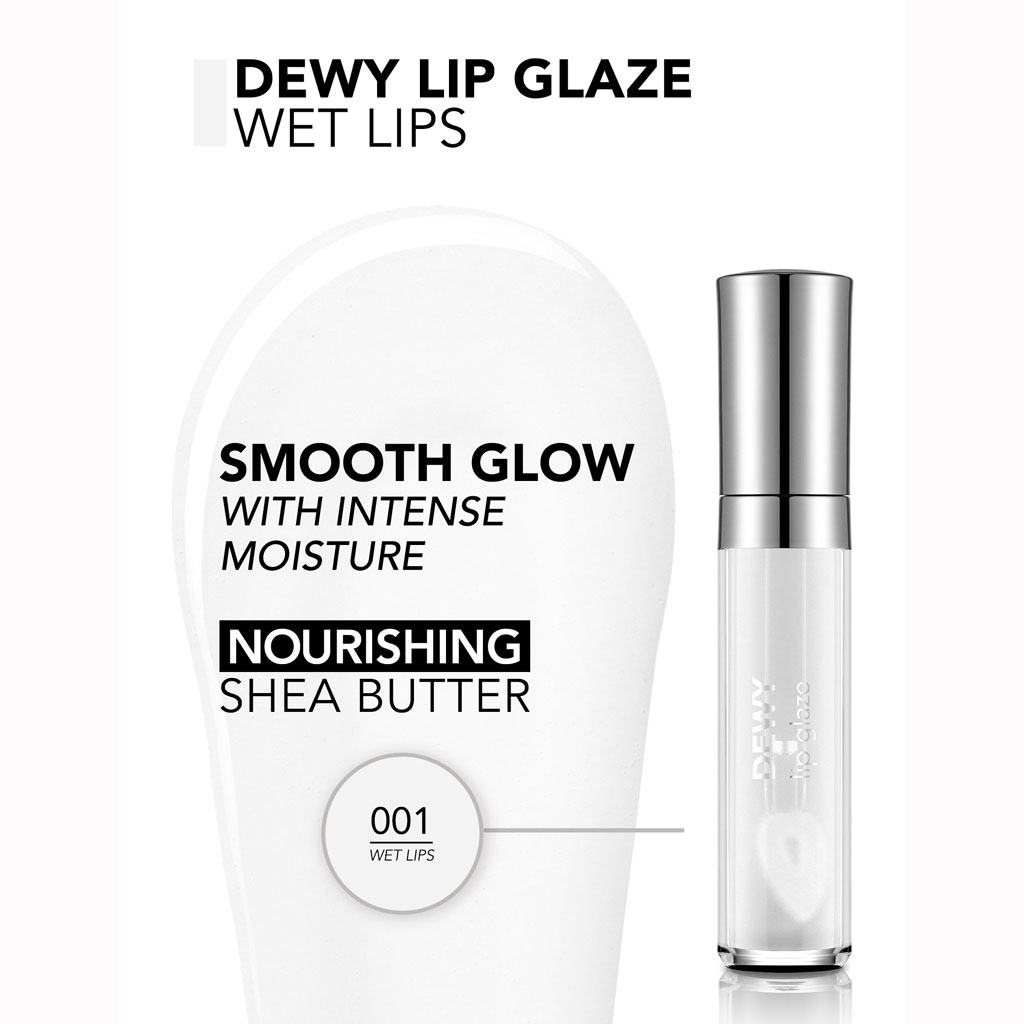Flormar Dewy Lip Glaze - Shade 001 Wet Lps