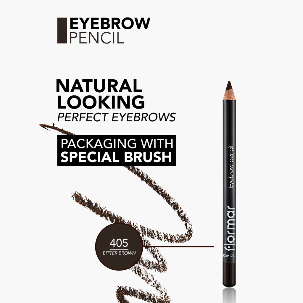 Flormar Eyebrow Pencil - 405 Bitter Brown