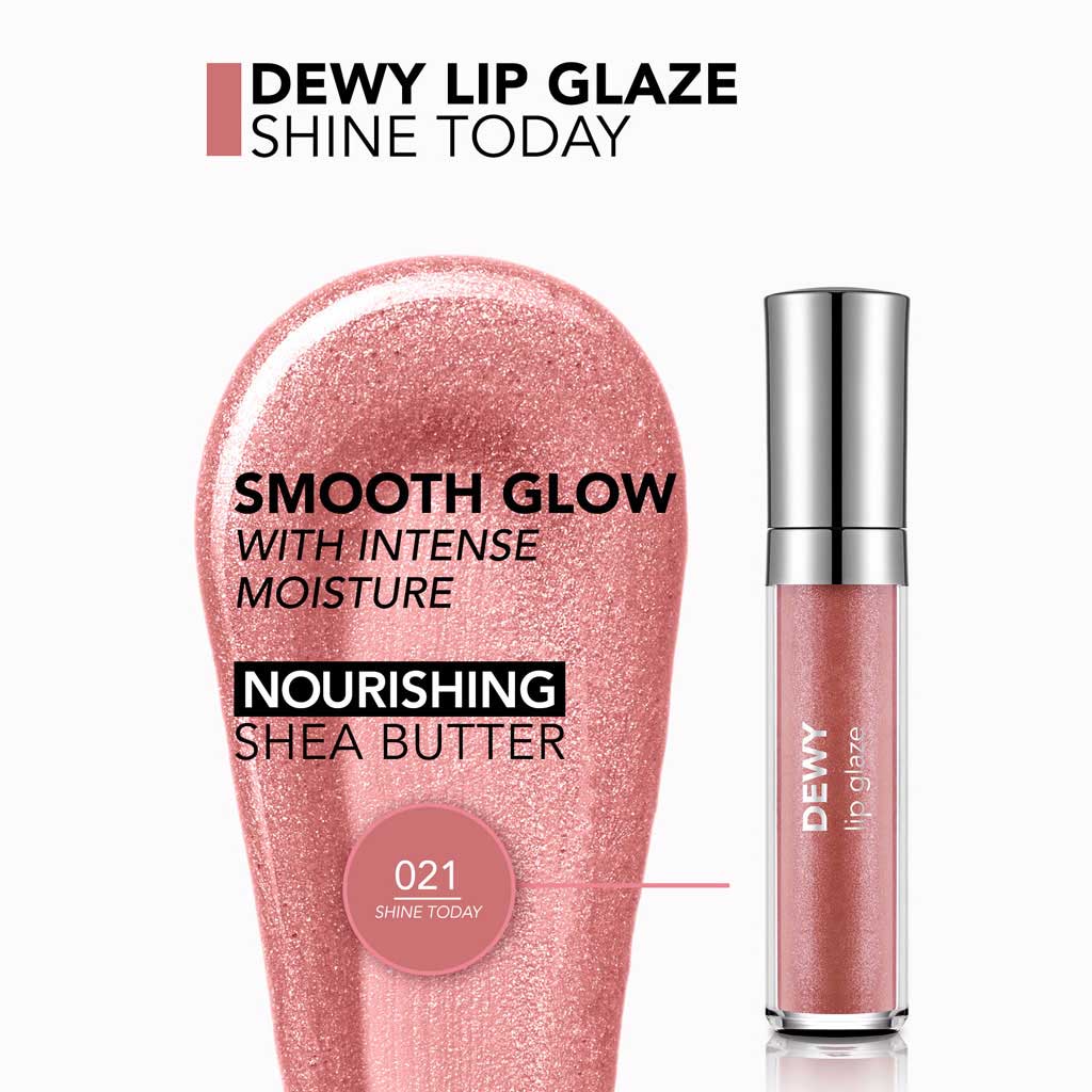 Flormar Dewy Lip Glaze - Shade 021 Shine Today