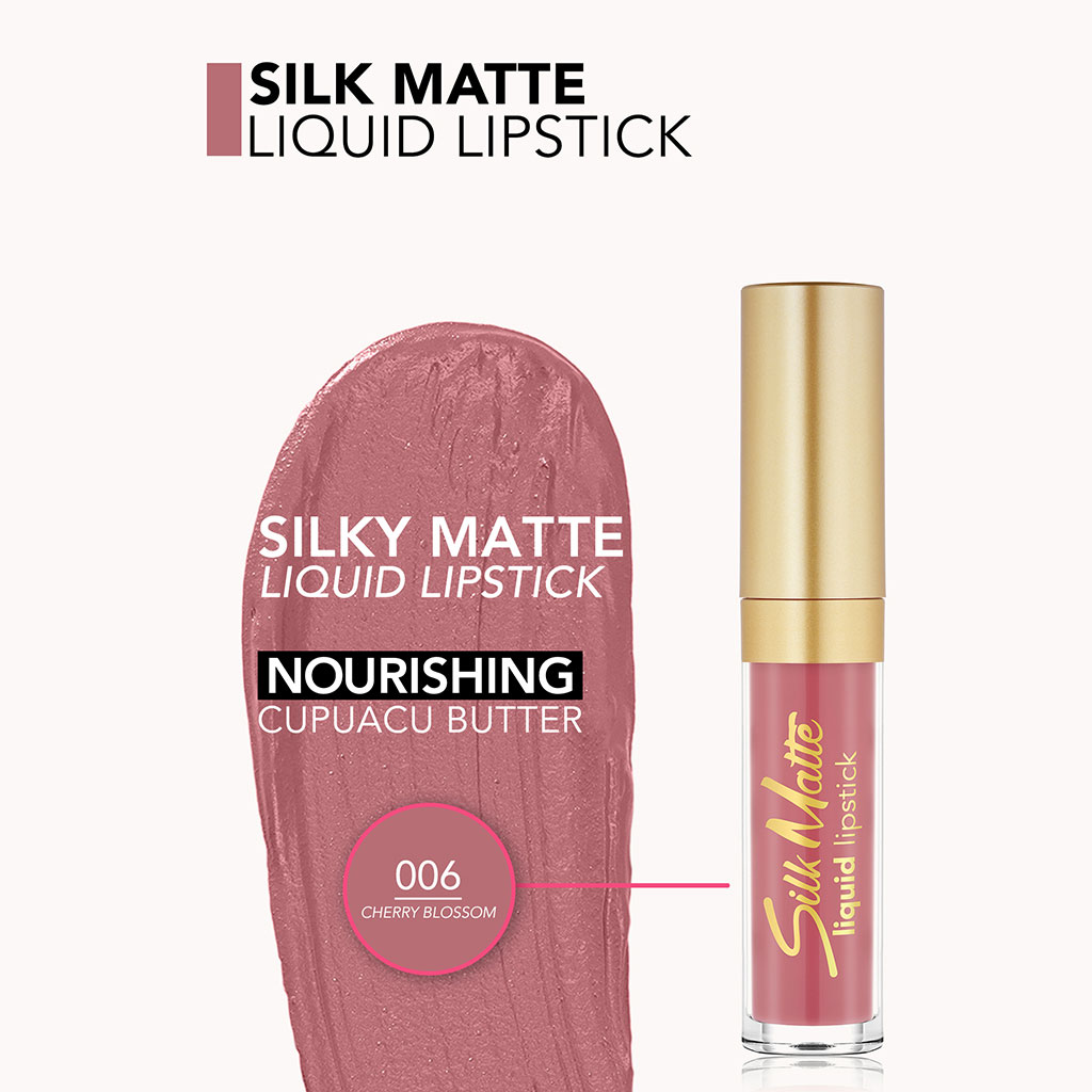 Flormar Silk Matte Liquid Lipstick - Shade 006 Cherry Blossom