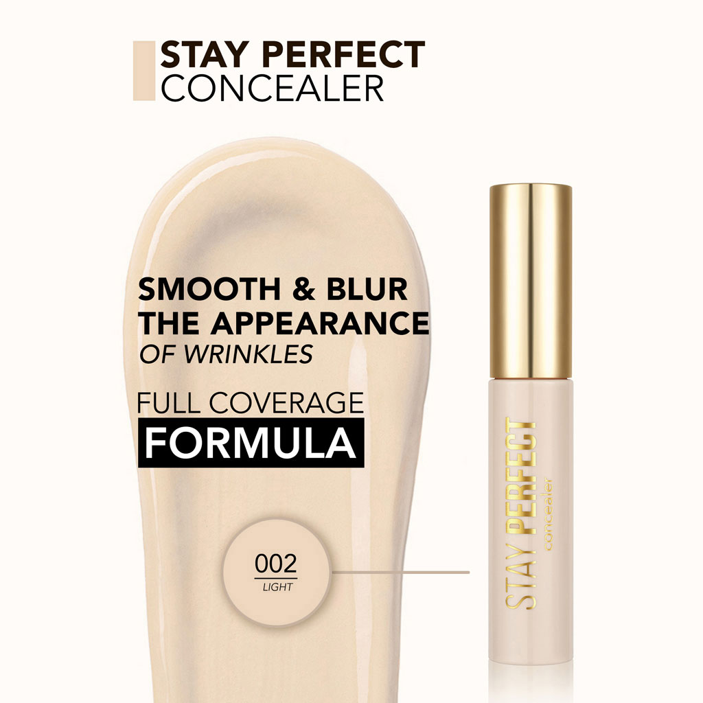Flormar Stay Perfect Liquid Concealer - Shade 002 Light