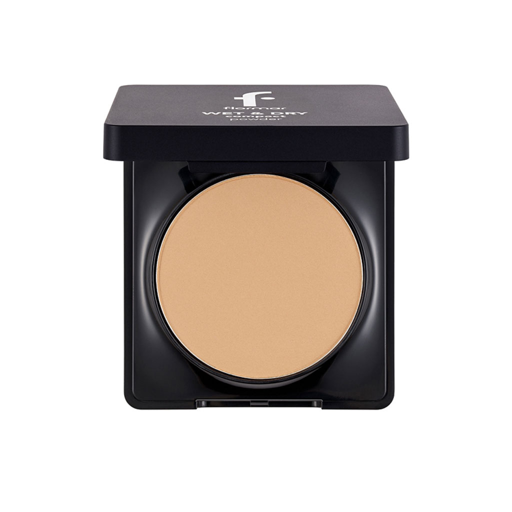 Flormar Wet & Dry Compact Powder - Shade 009 Honey