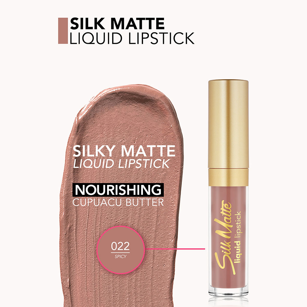 Flormar Silk Matte Liquid Lipstick - Shade 022 Spicy