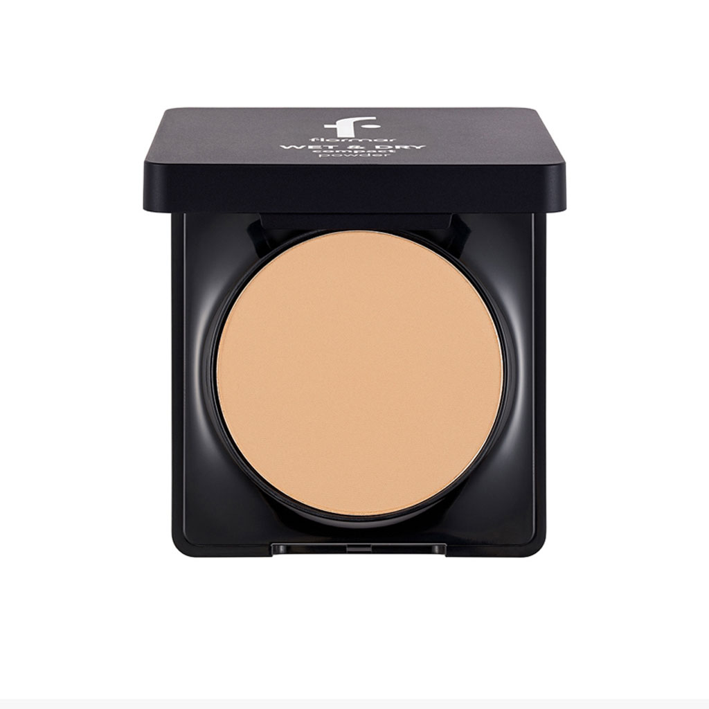 Flormar Wet & Dry Compact Powder - Shade 010 Apricot