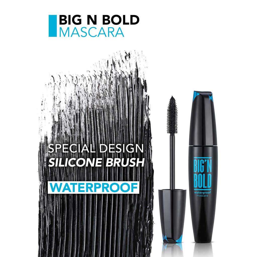 Flormar Big 'N Bold Waterproof Mascara - 002 Black
