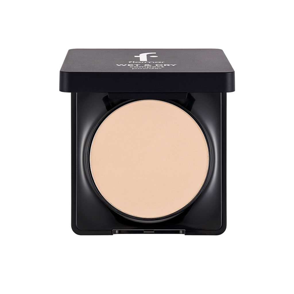 Flormar Wet & Dry Compact Powder - Shade 007 Caramel Peach