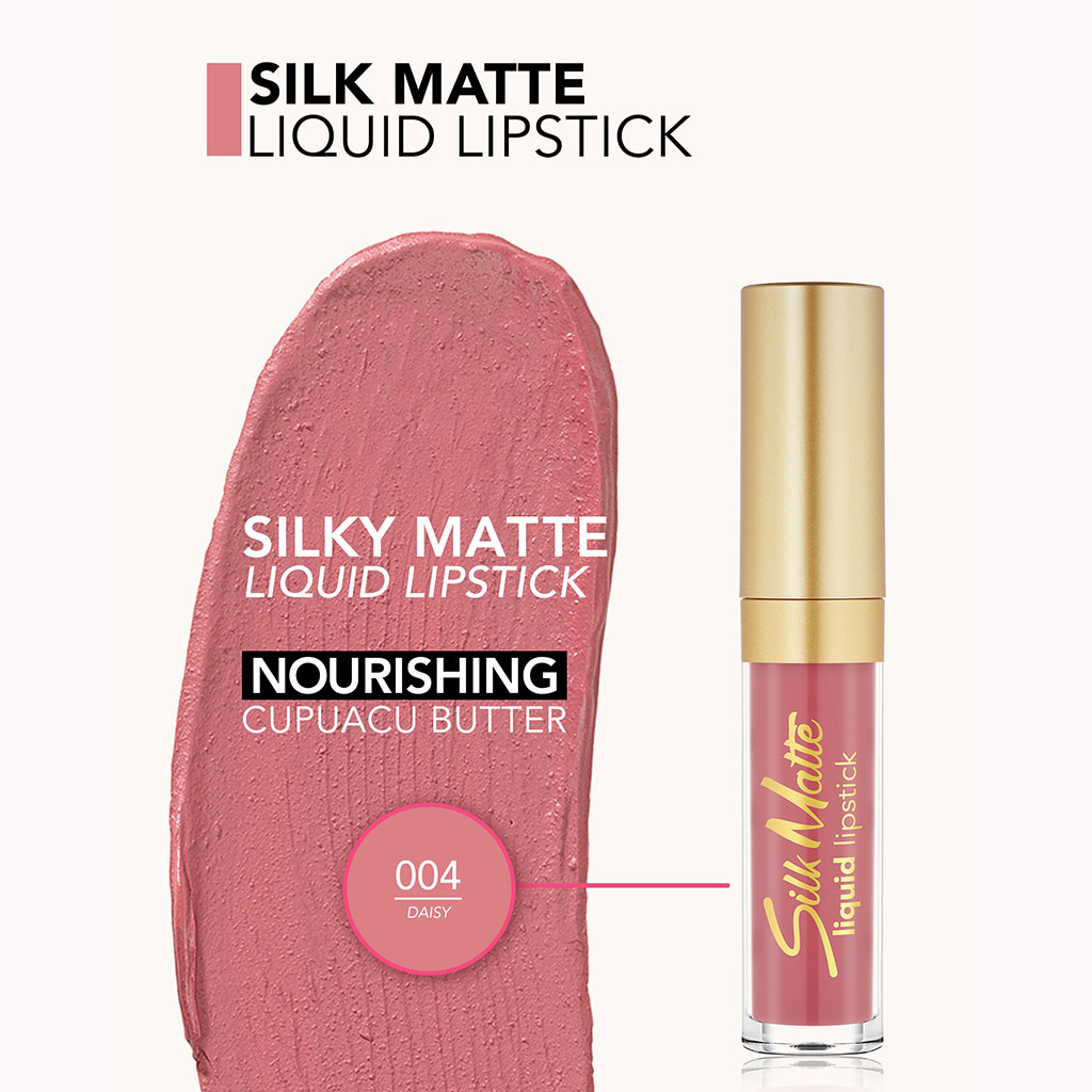 Flormar Silk Matte Liquid Lipstick - Shade 004 Daisy