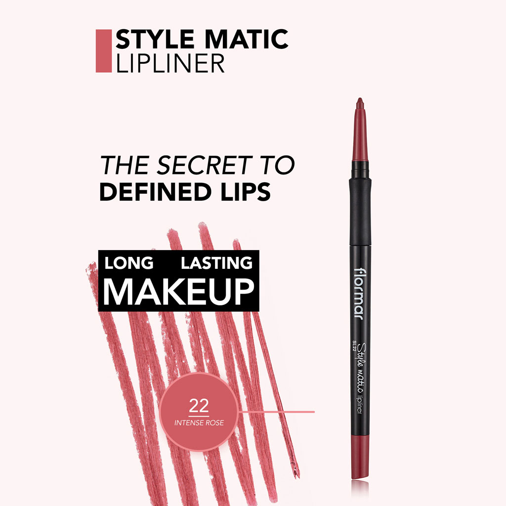 Flormar Style Matic Lipliner - SL22 Intense Rose