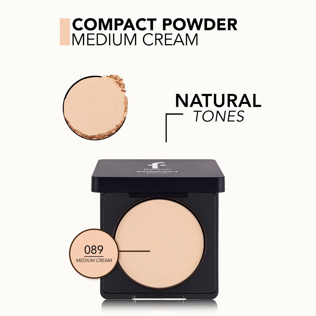 Flormar Compact Powder - Shade 089 Medium Cream
