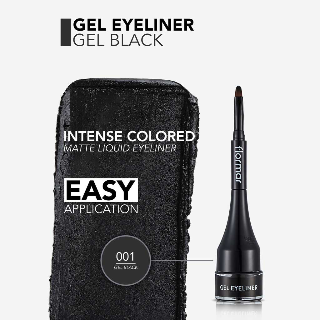 Flormar Gel Eyeliner - 001 Gel Black