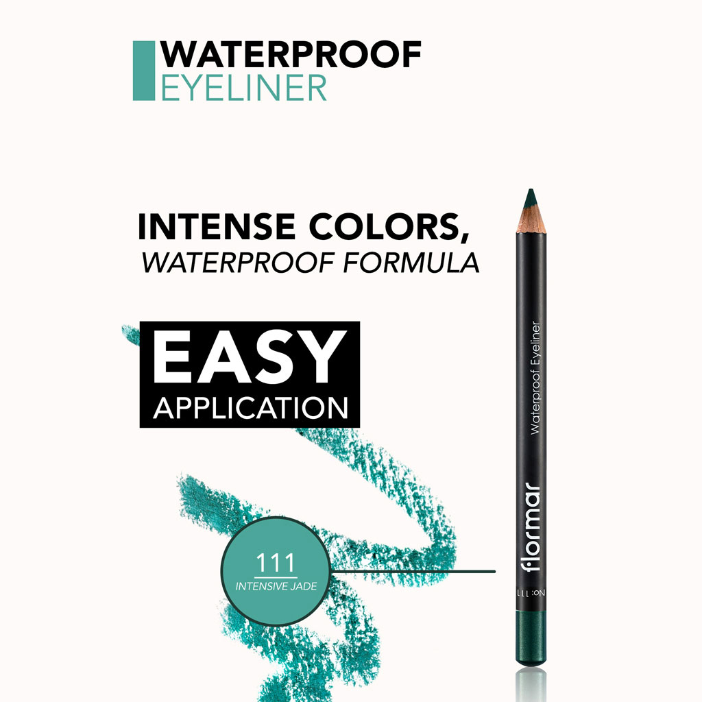 Flormar Eyeliner Pencil - 111 Intensive Jade