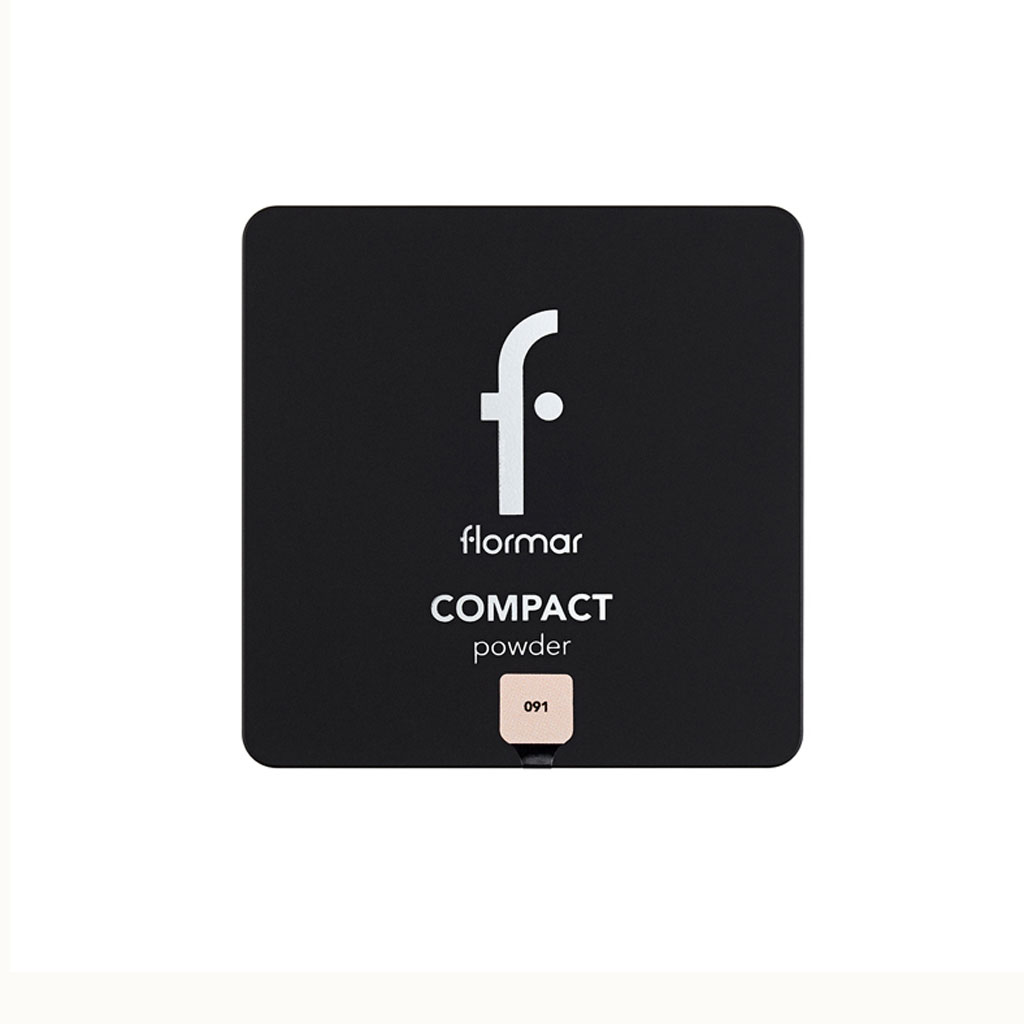 Flormar Compact Powder - Shade 091 Medium Cream Rose