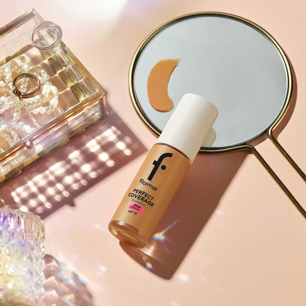 Flormar Perfect Coverage Foundation SPF15 30g - Shade 105 Porcelain Ivory