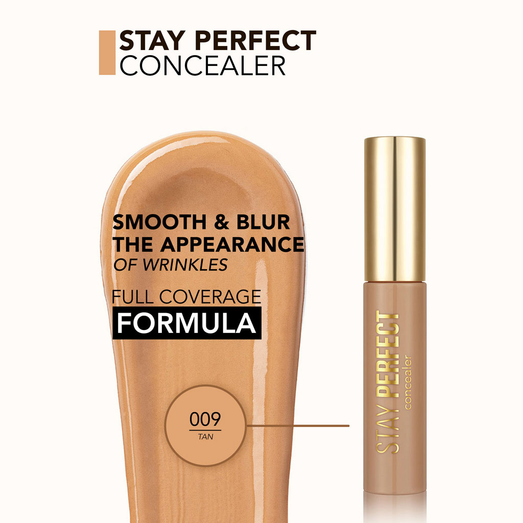 Flormar Stay Perfect Liquid Concealer 12.5g - Shade 009 Tan