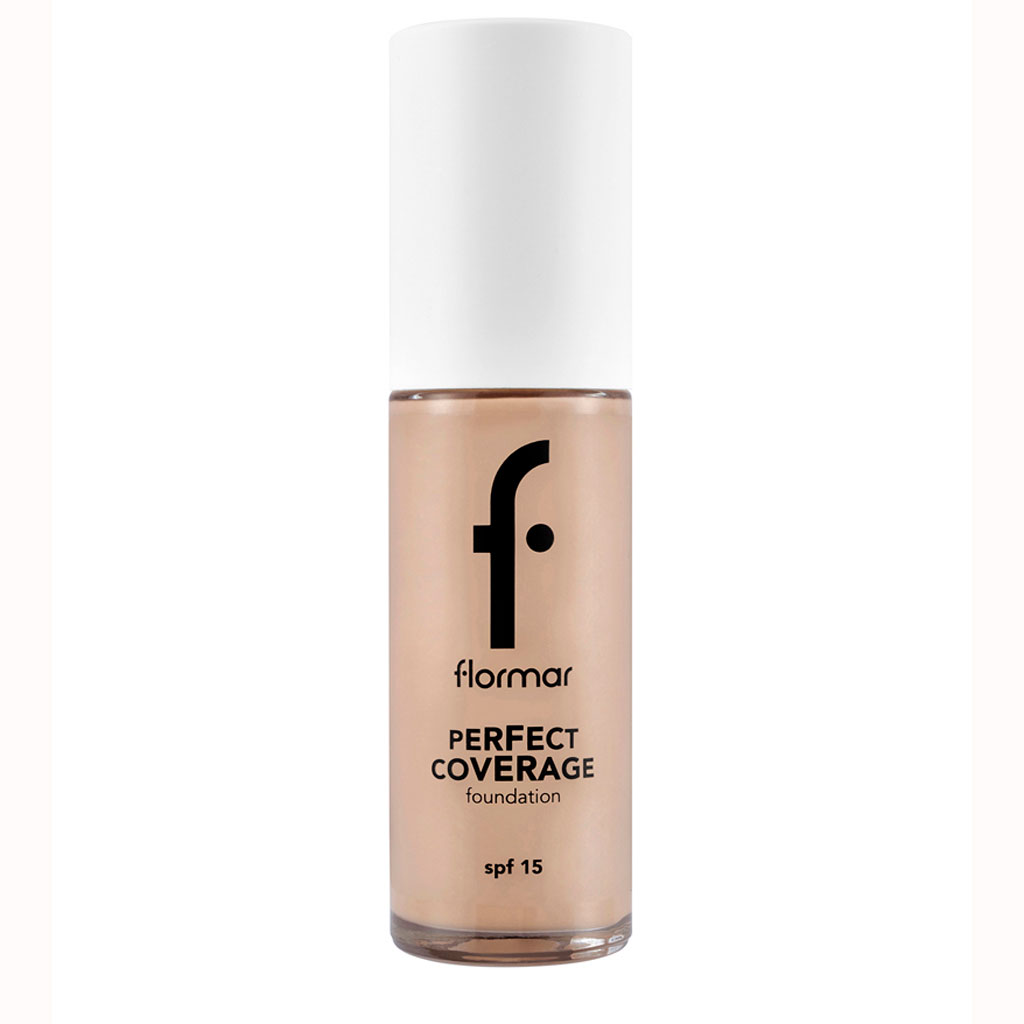 Flormar Perfect Coverage Foundation SPF15 30g - Shade 101 Pastelle 