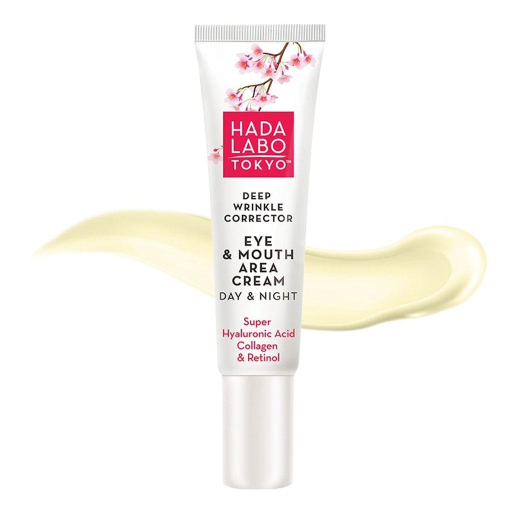 Hada Labo Tokyo Deep Wrinkle Corrector Eye & Mouth Area Cream 15ml