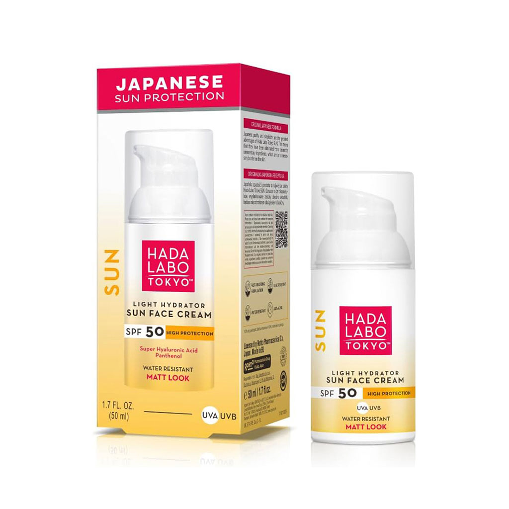 Hada Labo Tokyo Light Hydrator SPF 50 Sun Face Cream With Matt Look 50ml