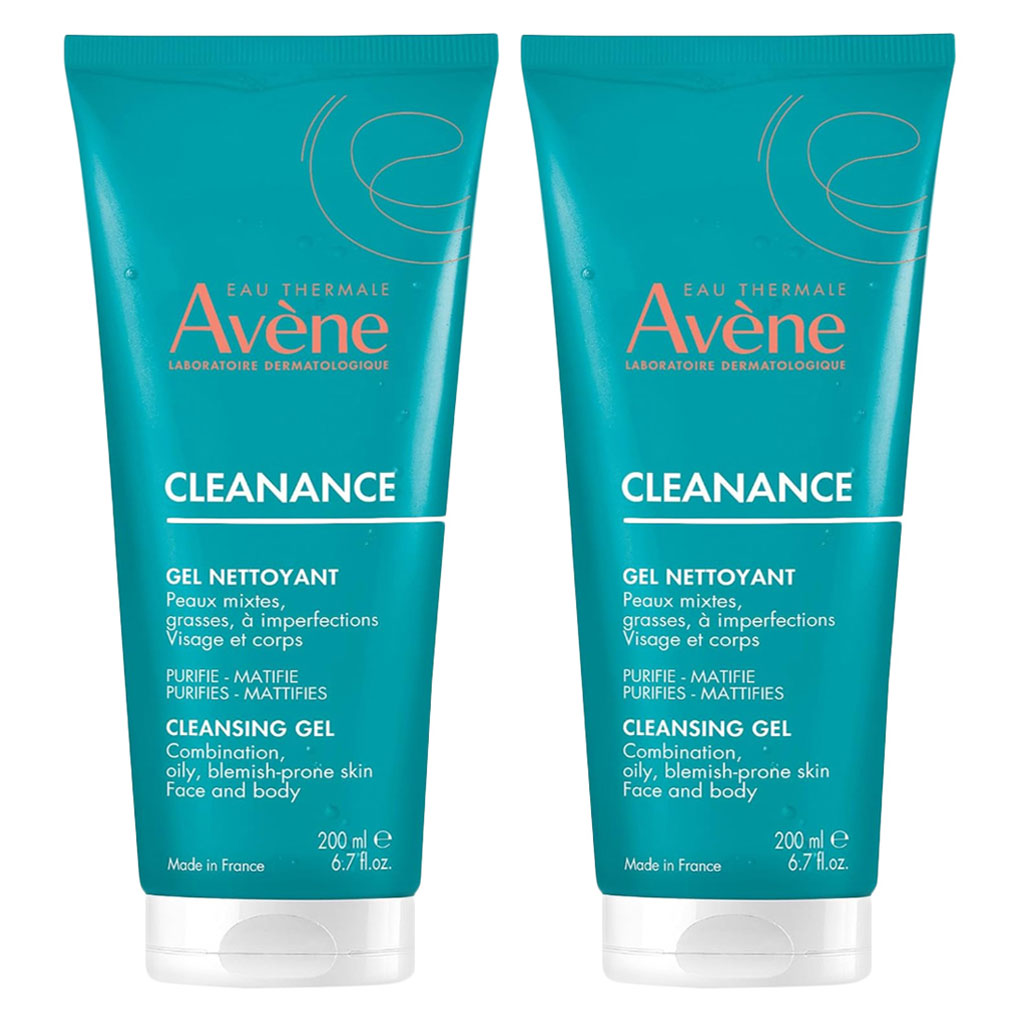 Avene Cleanance Soapless Cleanser Gel 200ml - PROMO PACK