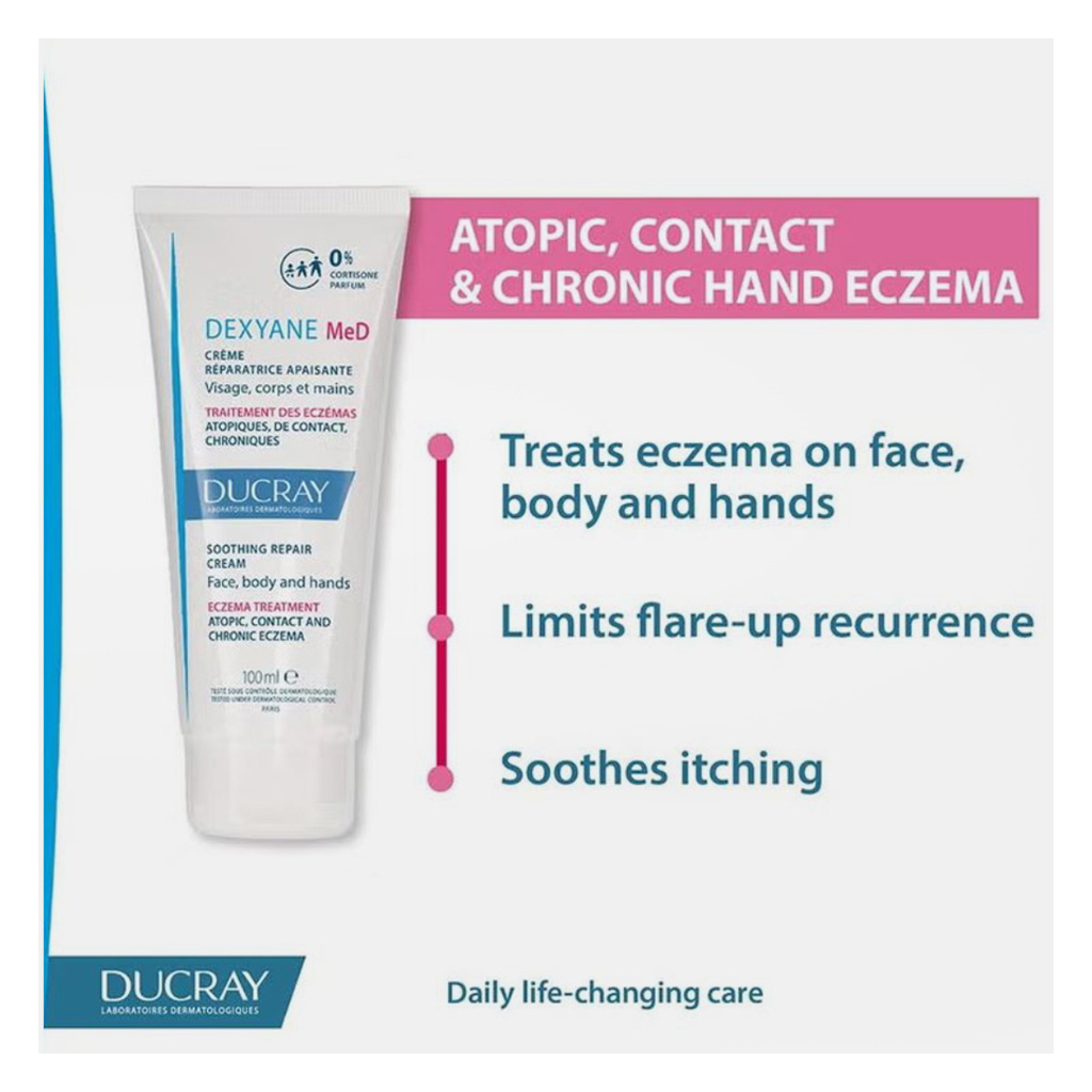 Ducray Dexyane Med Soothing Repair Cream 100ml - PROMO PACK