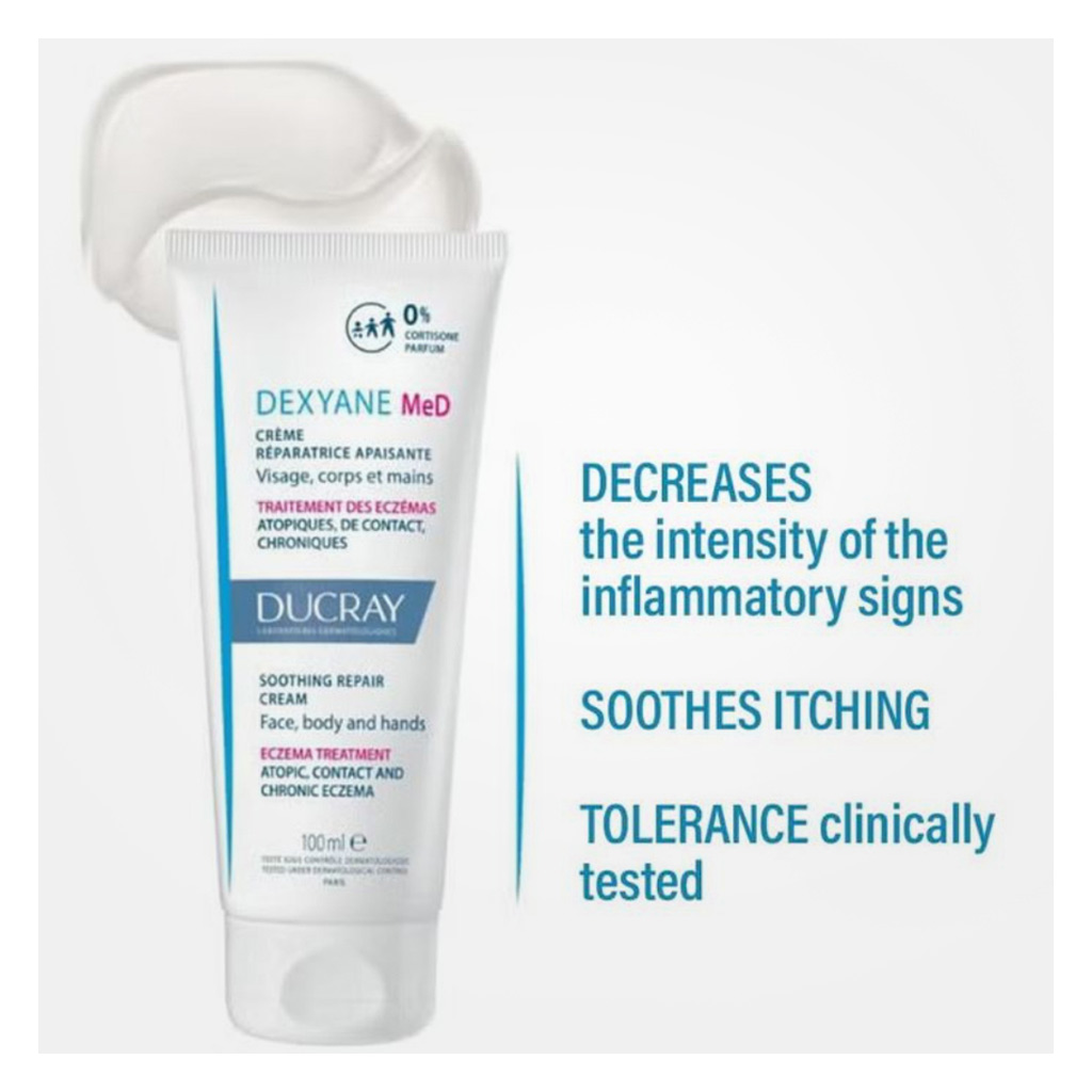 Ducray Dexyane Med Soothing Repair Cream 100ml - PROMO PACK