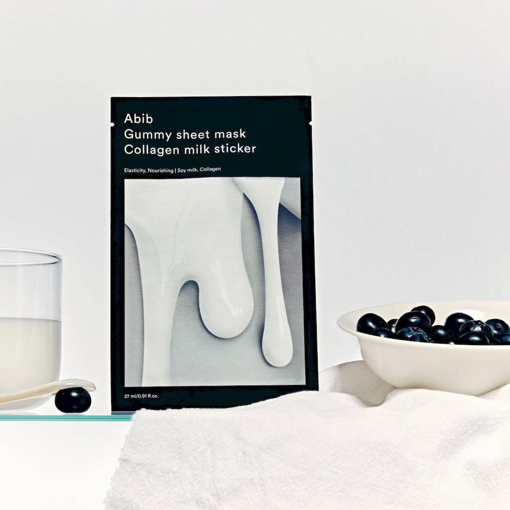 Abib Gummy Sheet Mask Collagen Milk Sticker 27ml, Pack of 10's