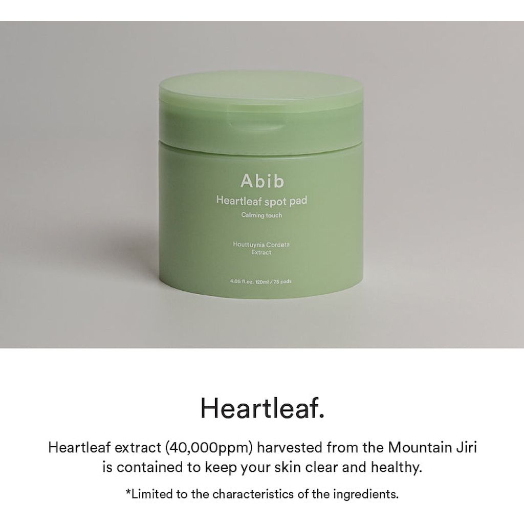 Abib Heartleaf Spot Pad Calming Touch, Pack of 80's