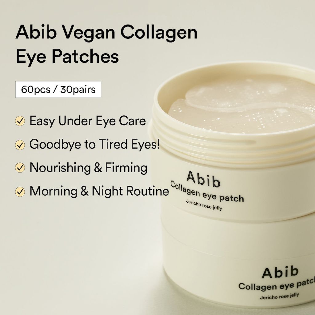Abib Jericho Rose Jelly Collagen Eye Patches, Pack of 60's