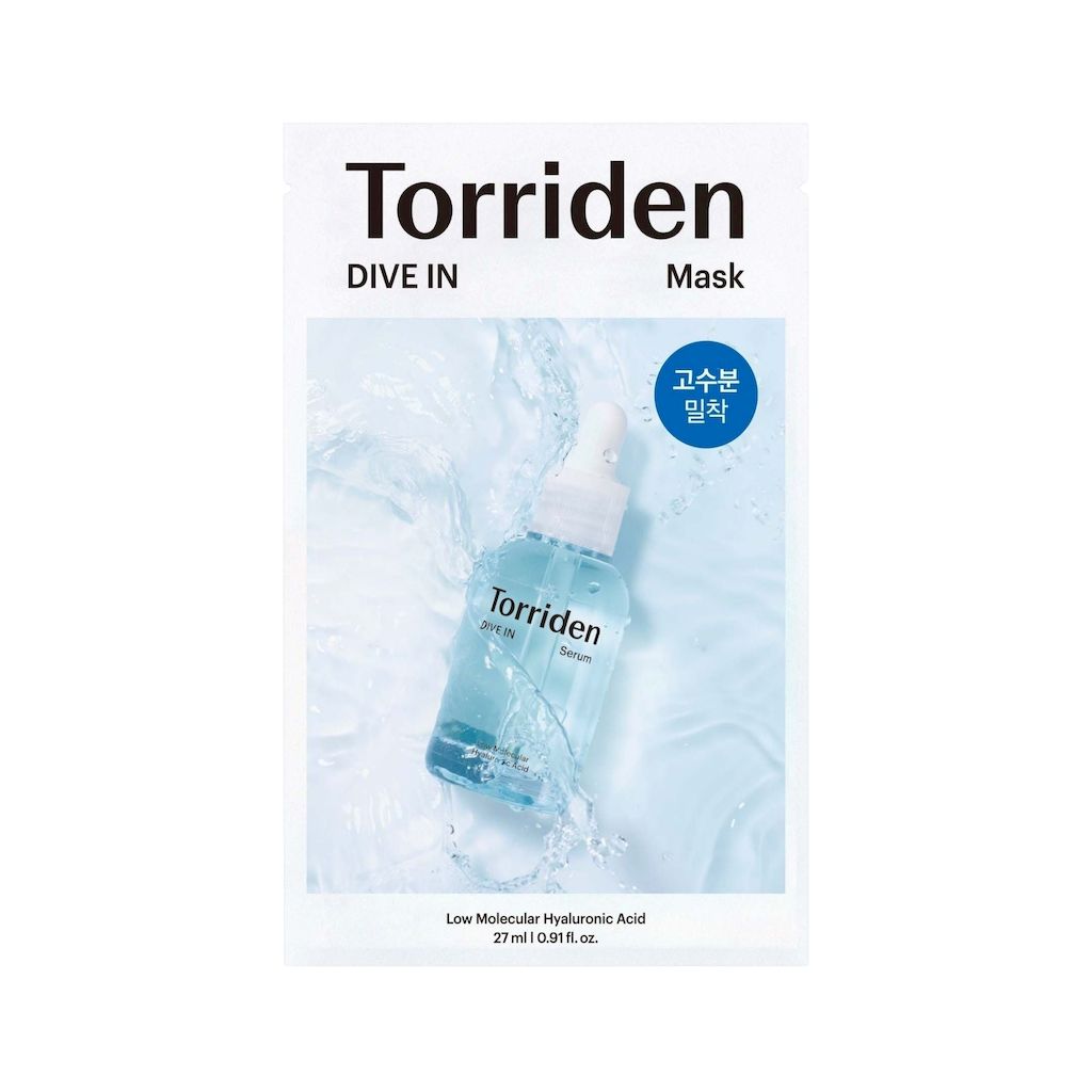 Torriden Dive In Hyaluronic Acid Facial Sheet Mask 27ml, Pack of 10's