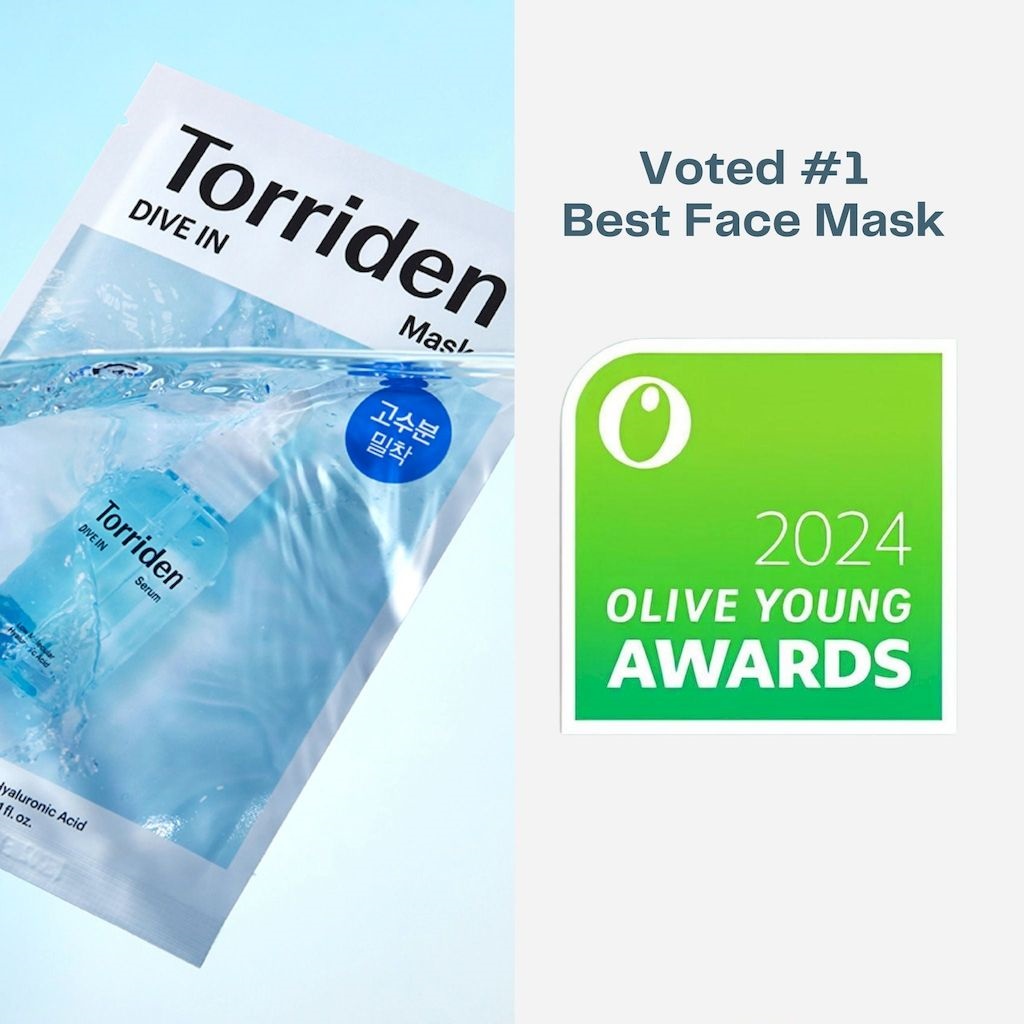Torriden Dive In Hyaluronic Acid Facial Sheet Mask 27ml, Pack of 10's