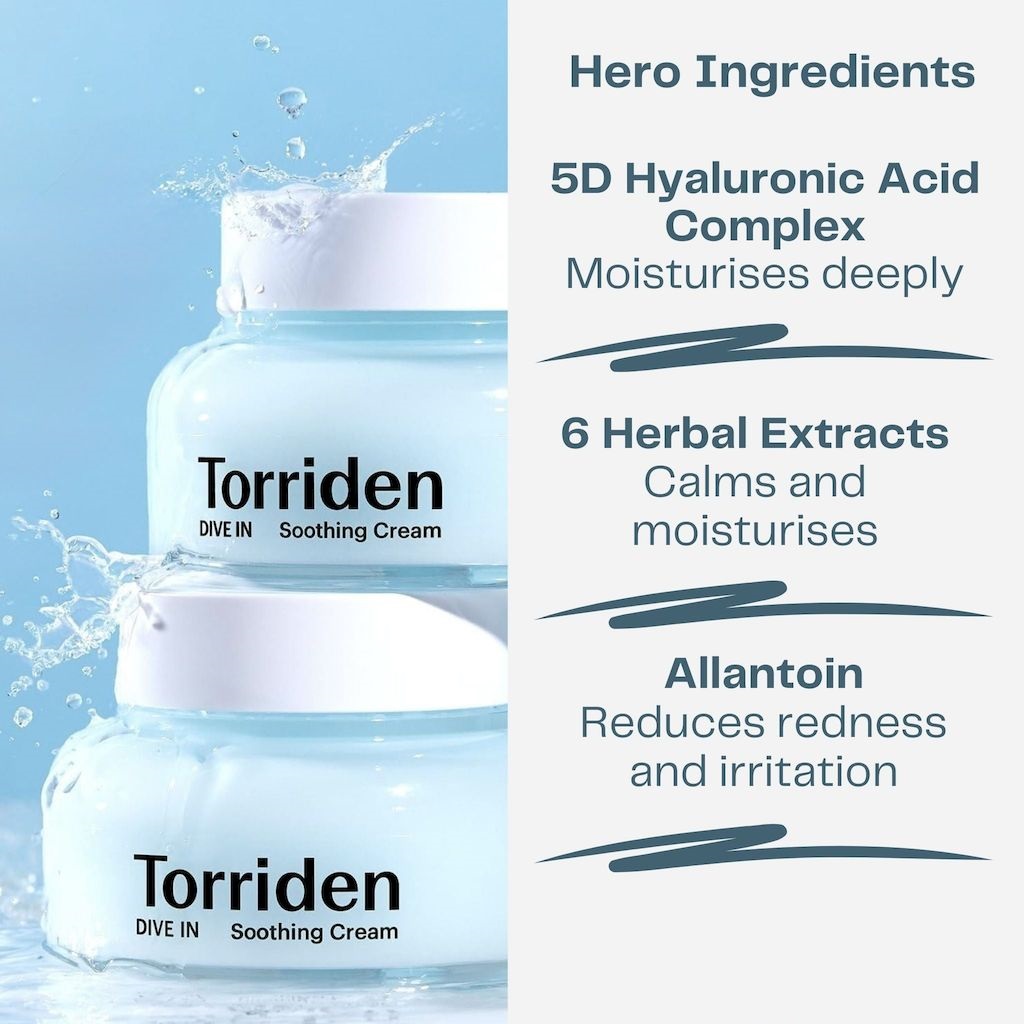 Torriden Dive In Hyaluronic Acid Soothing Face Cream 100ml
