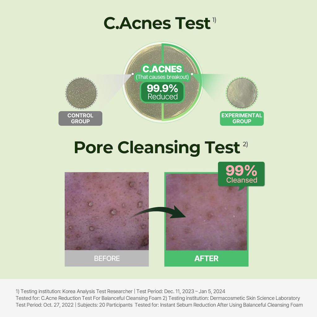 Torriden Balanceful Cica + Salicylic Acid Pore Cleansing Foam 150ml