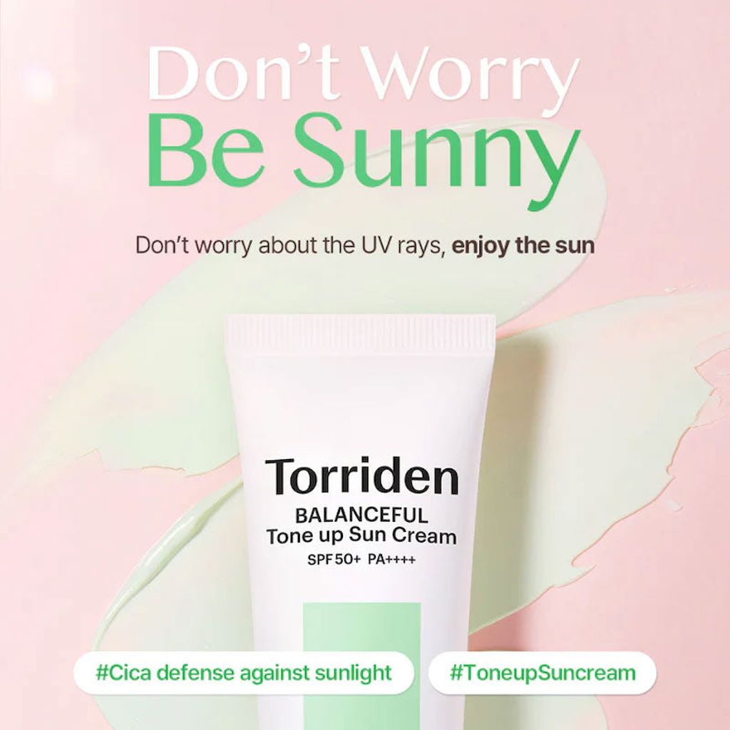 Torriden Balanceful Cica SPF50+ PA++++ Tone Up Sun Cream 60ml