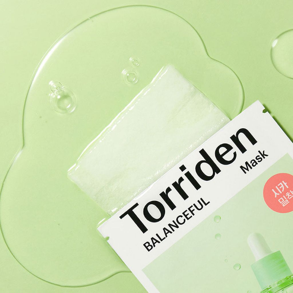 Torriden Balanceful Cica Face Sheet Mask 25ml, Pack of 10's