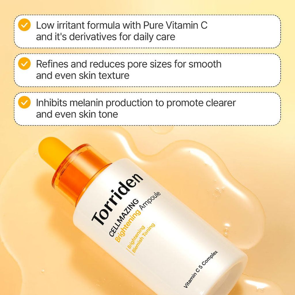 Torriden Cellmazing Vitamin C 5 Complex Skin Brightening Ampoule 30ml