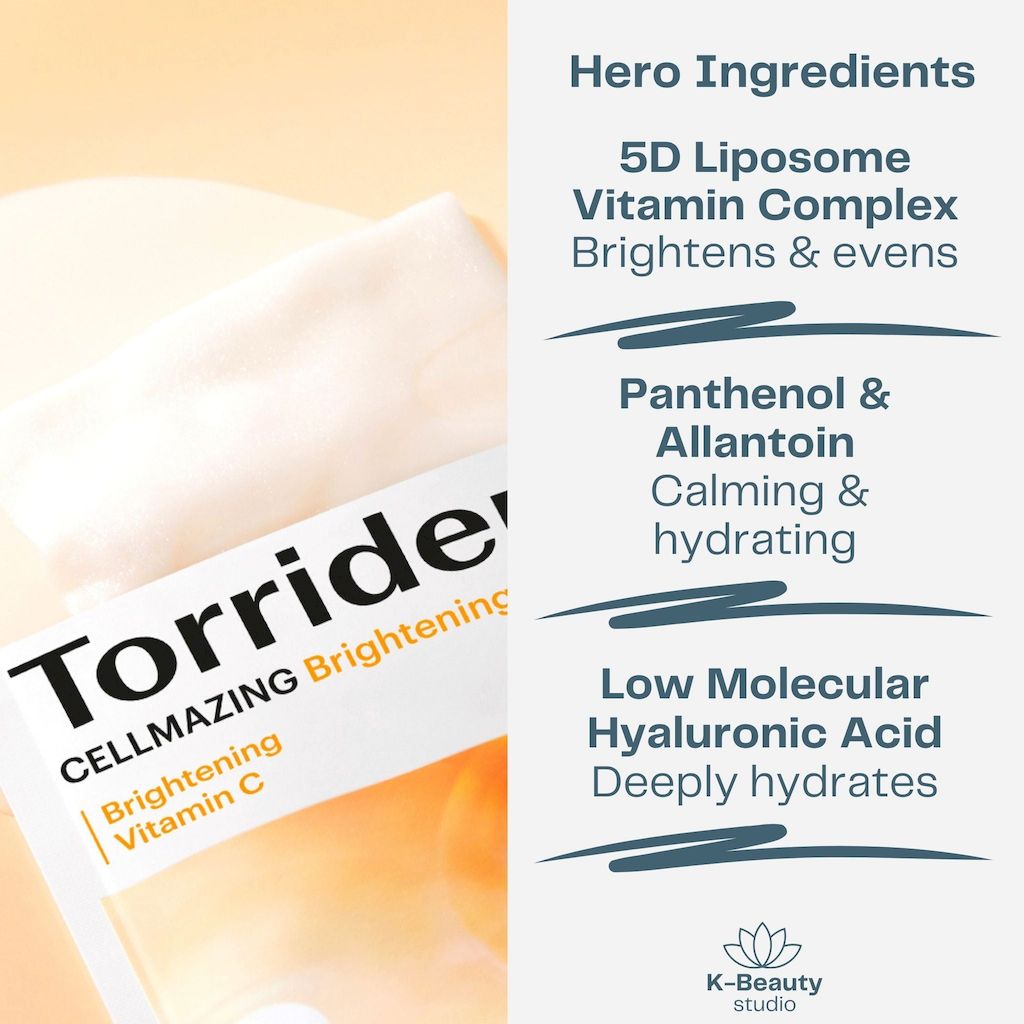 Torriden Cellmazing Vitamin C Skin Brightening Sheet Mask
