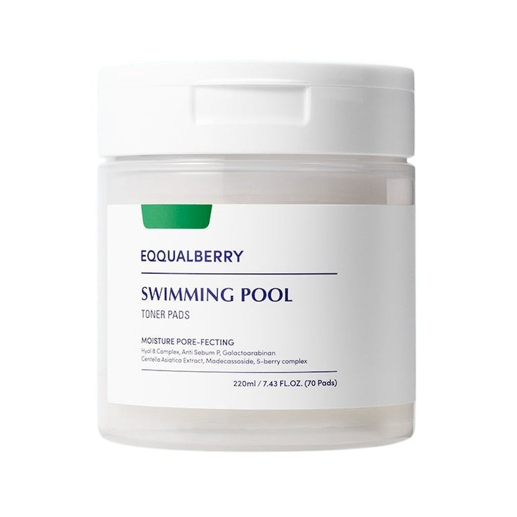 Eqqualberry Swimming Pool Toner Pads 220ml, Pack of 70's