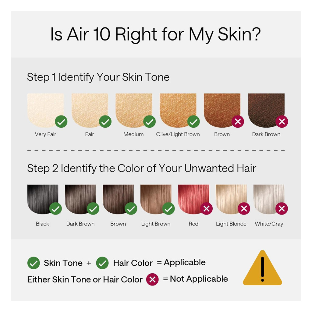 Ulike Air 10 IPL Laser Hair Removal Device With Leather Case - Silver 