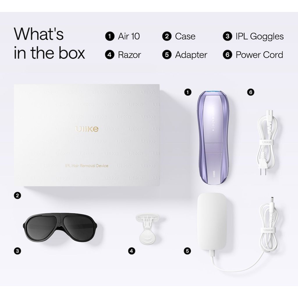 Ulike Air 10 IPL Hair Removal Device - Purple