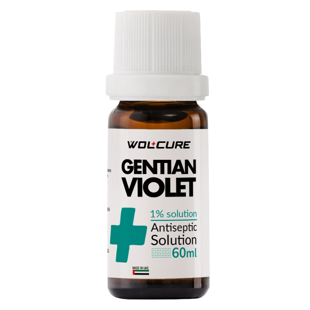 Wolcure Gentian Violet 1% Antiseptic Solution 30ml