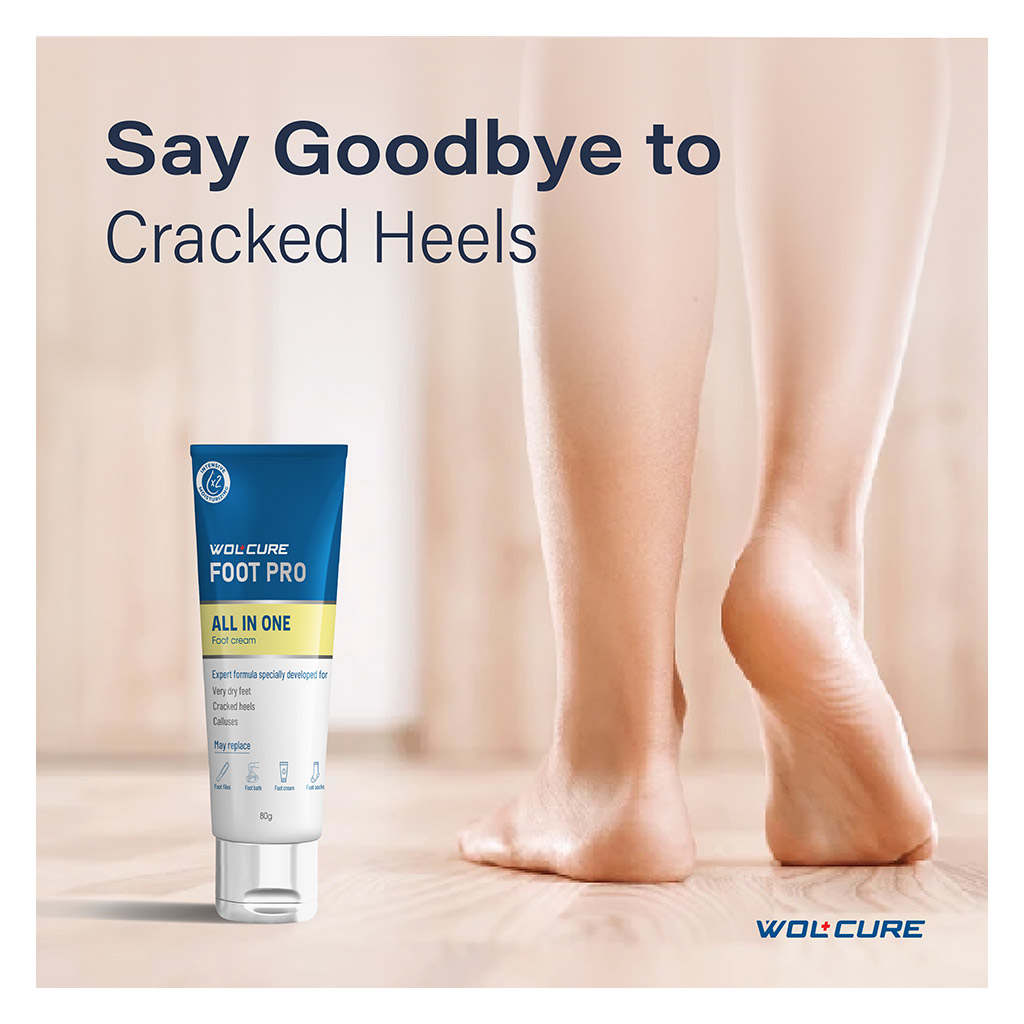 Wolcure Foot Pro All In One Foot Cream For Cracked Heel 80g