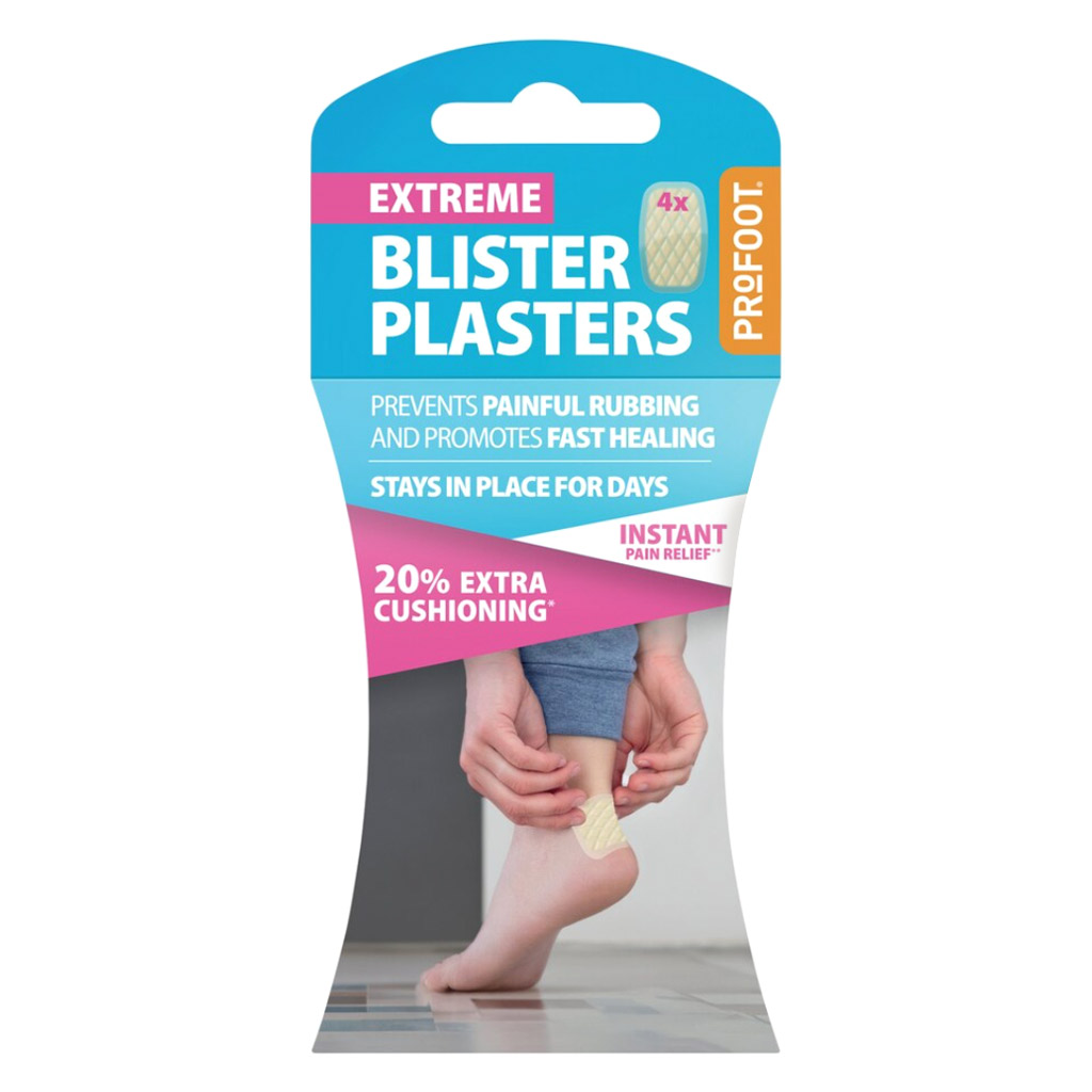 Profoot Extreme Blister Plasters For Instant Pain Relief, Pack of 4's