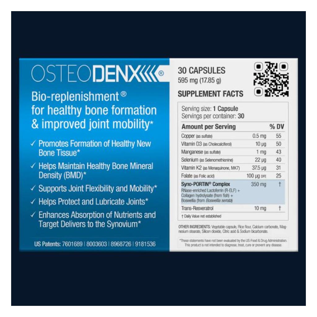 BioQuad Osteodenx Dietary Supplement Capsules For Bone & Joint Support, Pack of 30’s