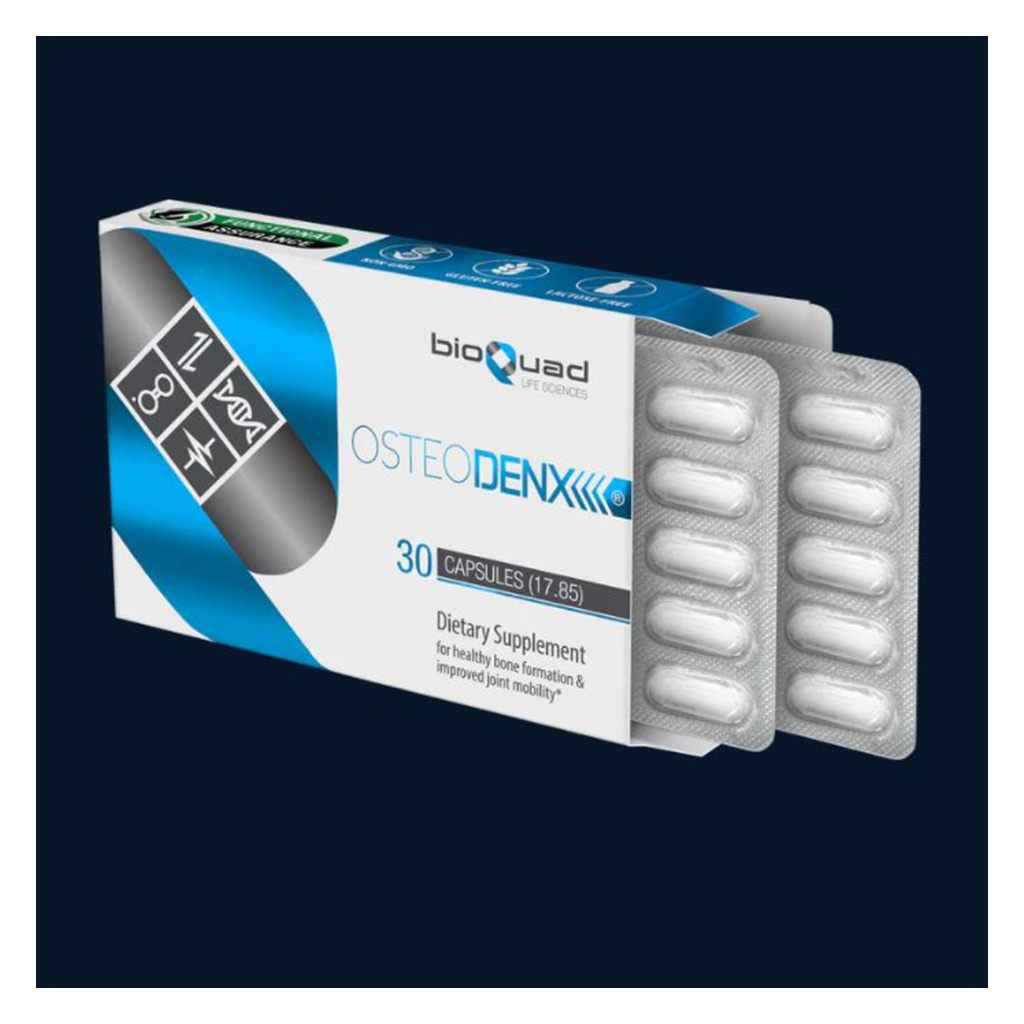 BioQuad Osteodenx Dietary Supplement Capsules For Bone & Joint Support, Pack of 30’s