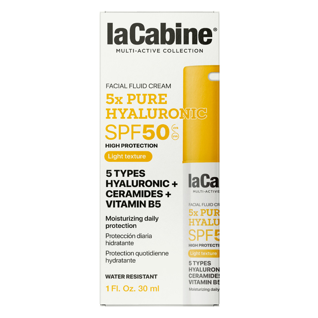 LaCabine 5x Pure Hyaluronic SPF 50 Facial Fluid Sunscreen 30ml