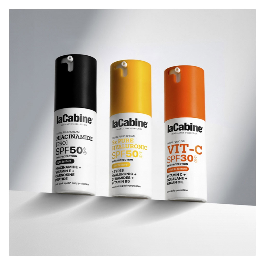 LaCabine 5x Pure Hyaluronic SPF 50 Facial Fluid Sunscreen 30ml