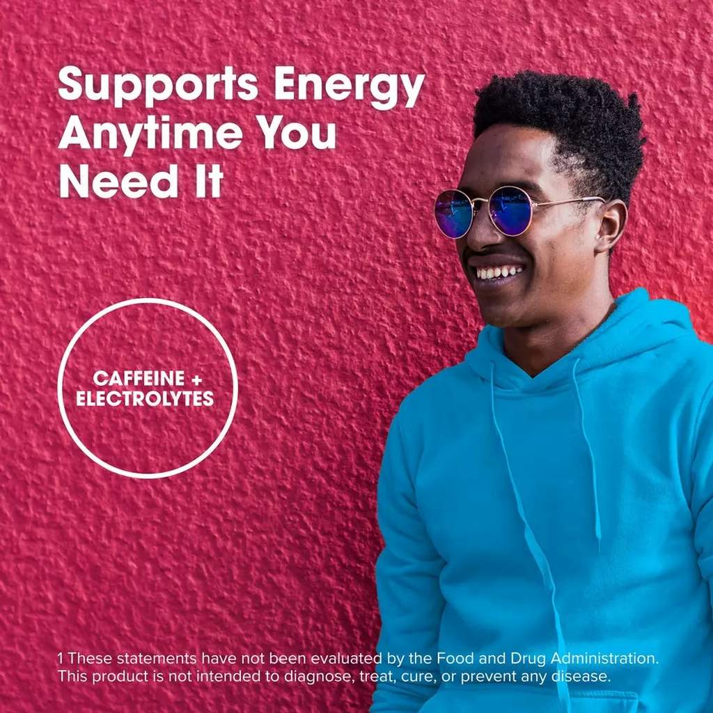 Optimum Nutrition Essential Amin.O. Energy+ Electrolytes Sparkling Drink 12oz - Grape